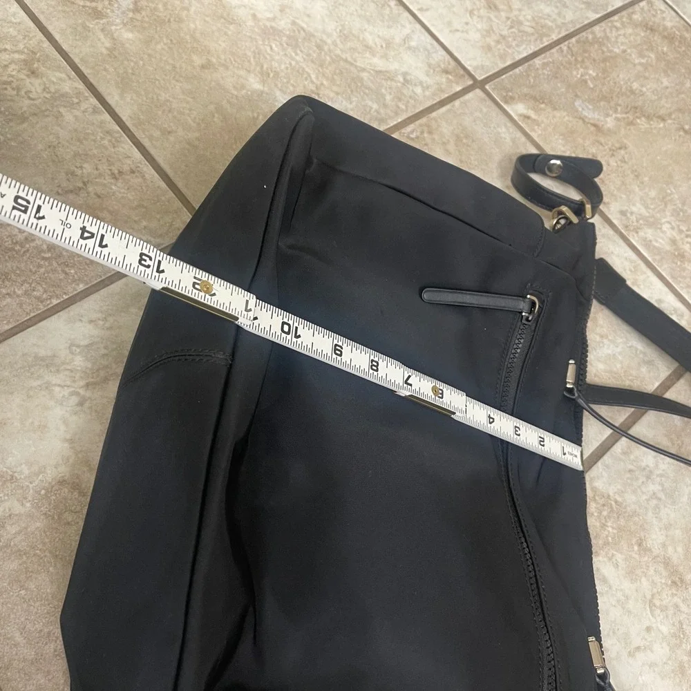 Kate Spade Chelsea Black Nylon Baby Bag Diaper Bag Crossbody interior Matt